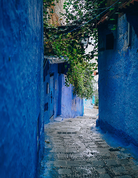 blue
