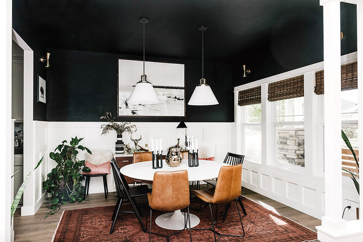decorating on a budget interior design with black 02