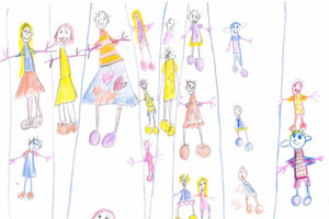 bespoke wallpaper by a 5 year old winner