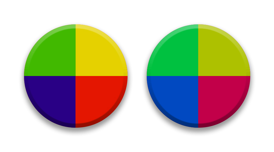warm vs cool colours