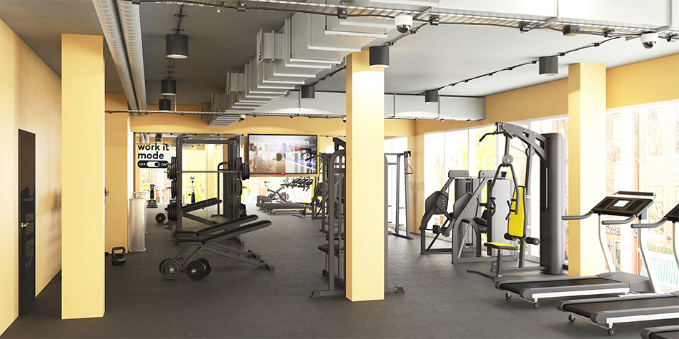 shared living gym